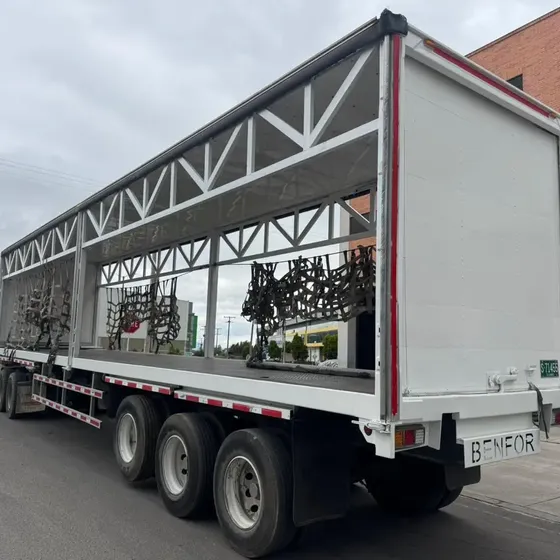 Tráiler Van Furgón Benfor Mod 2021 3 Troques