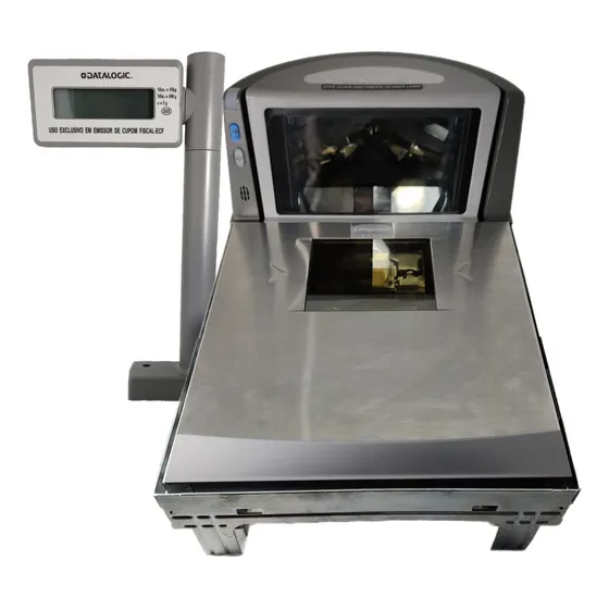 Balança Com Leitor Checkout Magellan Datalogic 8300/8305 Cor Cinza Tipo De Conector Do Cabo Usb/rs-232/ibm 127/220v