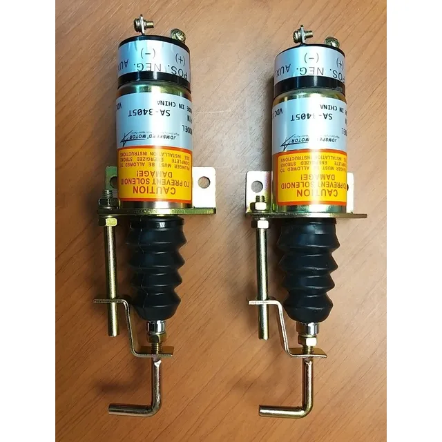 Solenoide De Paro De Combustible 12vdc Para Generadores 