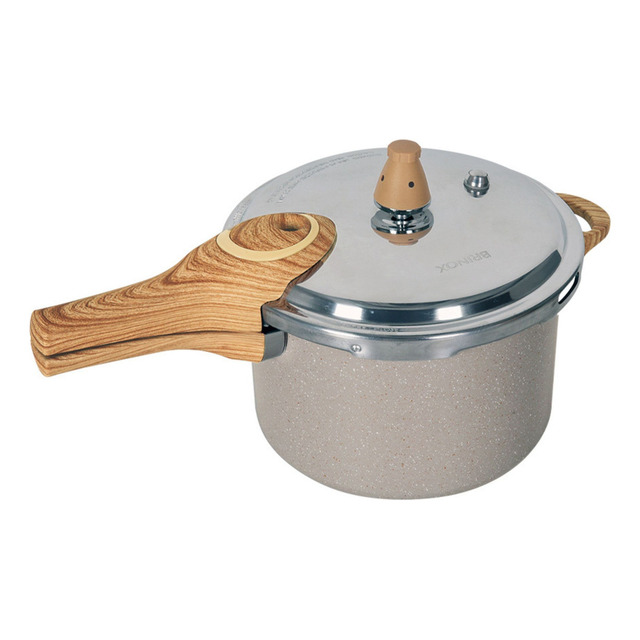 Panela De Pressão Ceramic Life Pressure 4,2l Areia Brinox Panela De Pressão Ceramic Life Pressure 4,2l Areia Brinox