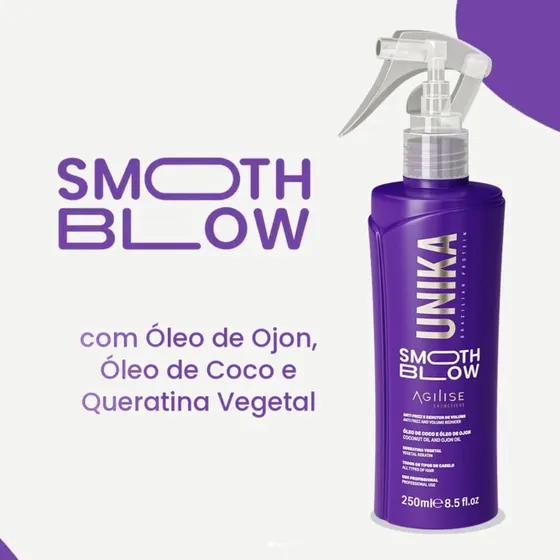 Selagem Térmica Antifrizz Smooth Blow Agilise Unika 250ml