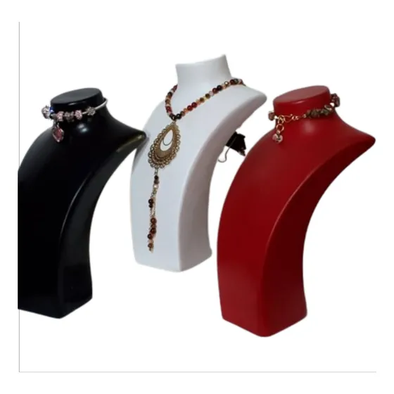 Maniqui Exhibidor Largo De Collares Y Cadenas
