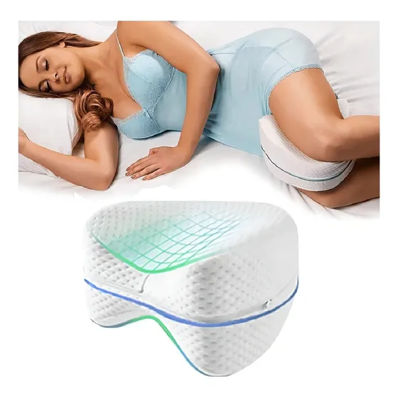 Almohada De Rodilla Pierna Ortopédica Cama Maternal Pillow® Color Blanco
