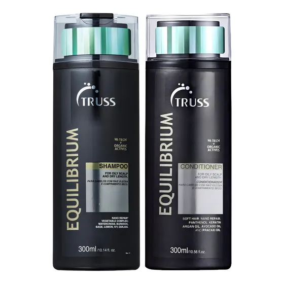 Kit Equilibrium shampoo 300ml e condicionador 300ml