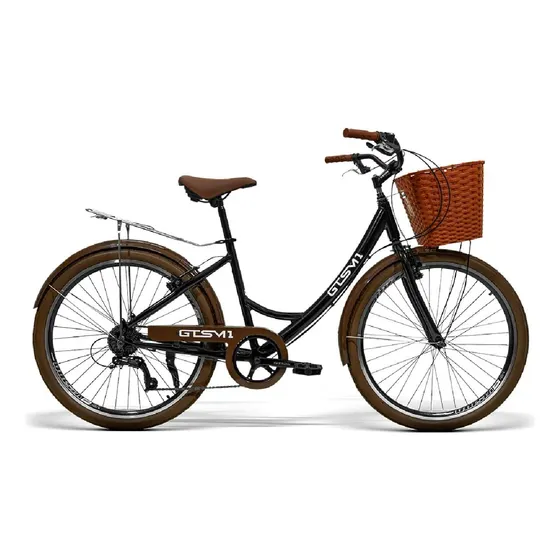 Bicicleta Gts M1 Ks Retrô Aro 26 - Câmbio Tsi - 7 Marchas