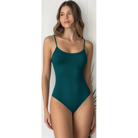 Vestido De Baño Sin Copas Control Abdomen Mujer Leonisa 