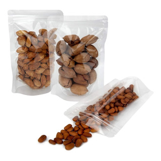 100 Bolsa Stand Up Pouch Con Cierre Transparente De 50 Grs 100 Bolsa Stand Up Pouch Con Cierre Transparente De 50 Grs