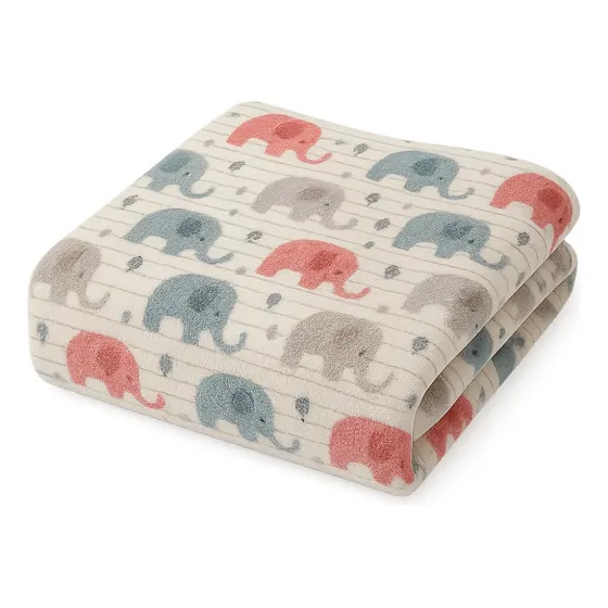 Manta Microfibra Bebê Menina Menino Soft 110x70cm Berço