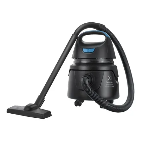 Aspirador De Pó E Água Electrolux Compacto Potente Função Sopro 1400w 12l Total 5l Útil Protetor Térmico Awd01 Preto/azul 127v
