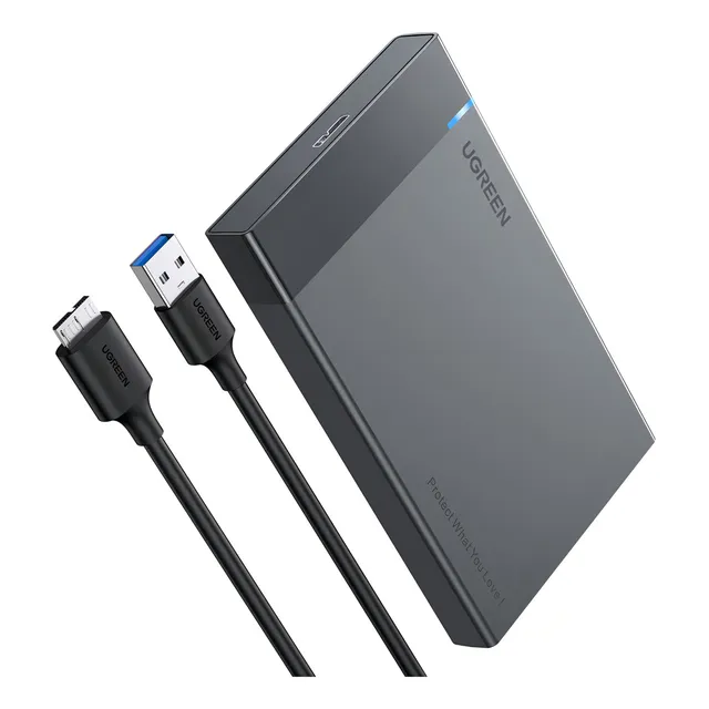 Carry Disk 2.5 Hdd Sdd Usb 3.0 A Micro Usb 3.0 5gbps Ugreen Color Negro