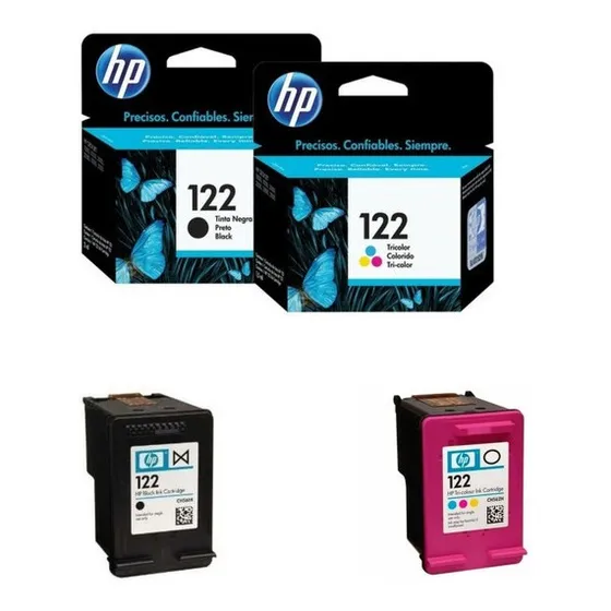 Cartucho Hp 122 21 60 662 901 667 74 664 92 28 57 56 98 96