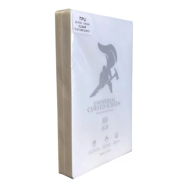 Mica Hidrogel Hd Transparente 50 Piezas Para Cortar Inloq