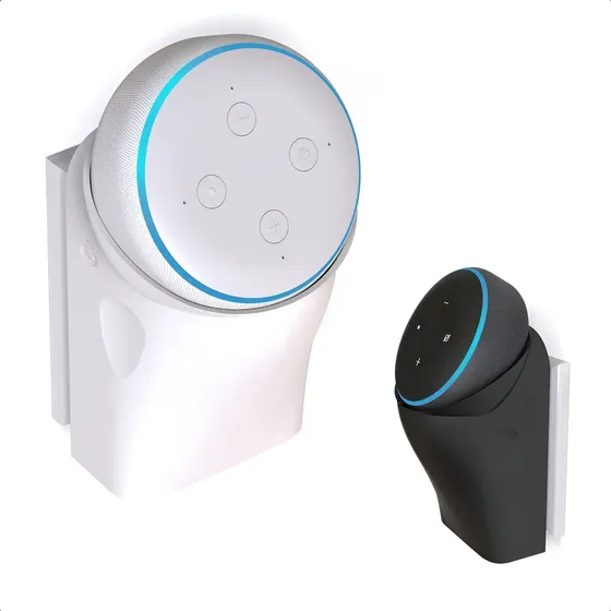 Suporte De Tomada Parede Amazon Alexa Echo Dot 3 Apoio V2 Cor Branco