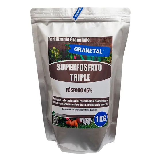 Fertilizante Superfosfato Triple 1 Kg Granetal