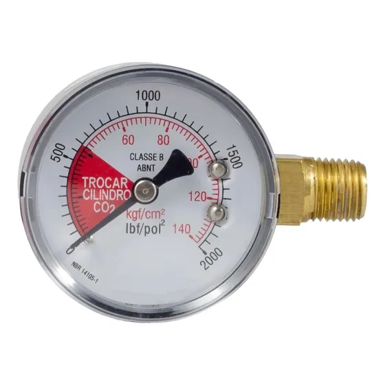 Relogio Manometro De Alta Regulador Co2 Chope 2000 X 140 Bar