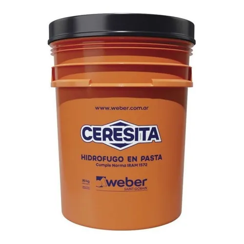 Ceresita Weber Hidrofugo 10k Pasta Pared Exterior Piso Techo