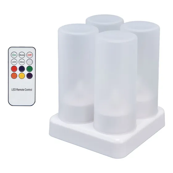 Velas Led Sin Llama, Recargables, Parpadeantes