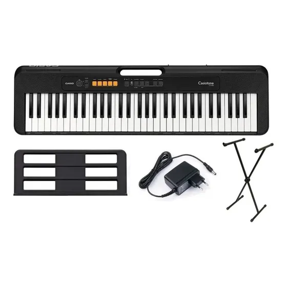 Teclado Eletrônico Ct-s100c2-br Casio Acompanha Suporte Cor Preto