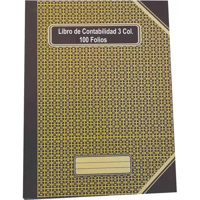 Libro De Contabilidad 3 Columnas 100 Folios
