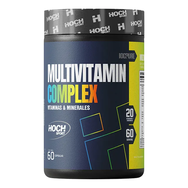 Multivitaminico Vitaminas Y Minerales Hochsport 60 Cápsulas