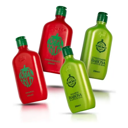 Combo Shampoo E Condicionador Morangold E Babosa 4 Itens