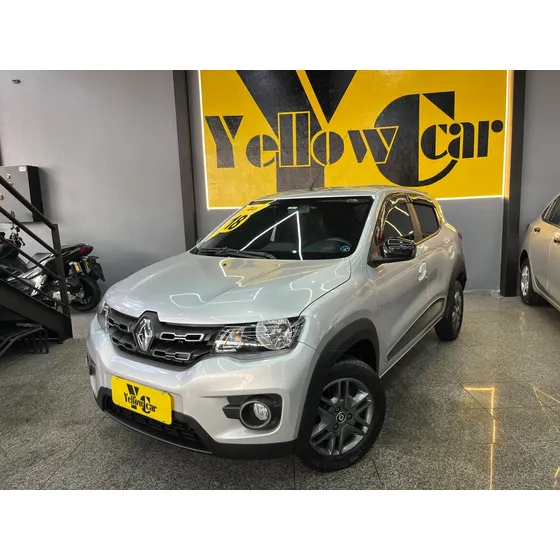 Renault Kwid Kwid Intense 1.0 Flex Mecanico 2018 Completo Midia Rodas Top Linha