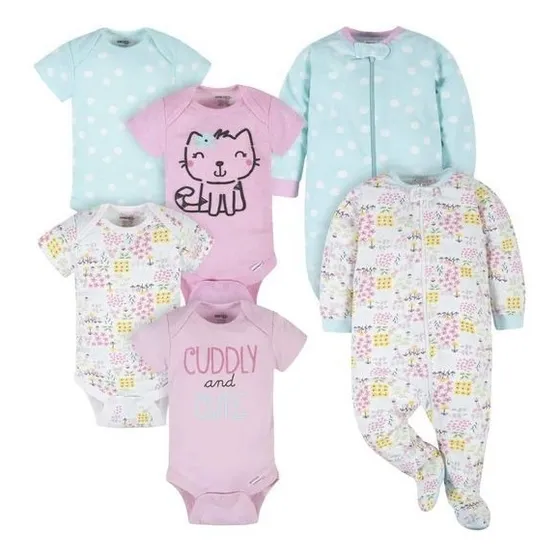Body De La Marca Cuddly & Cat Onesies® Para Niñas.