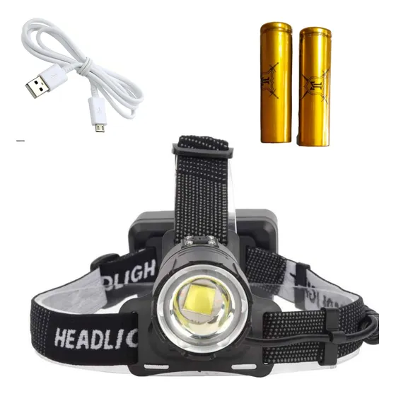 Linterna Minera Genérica 1800 Lm Led Recargable