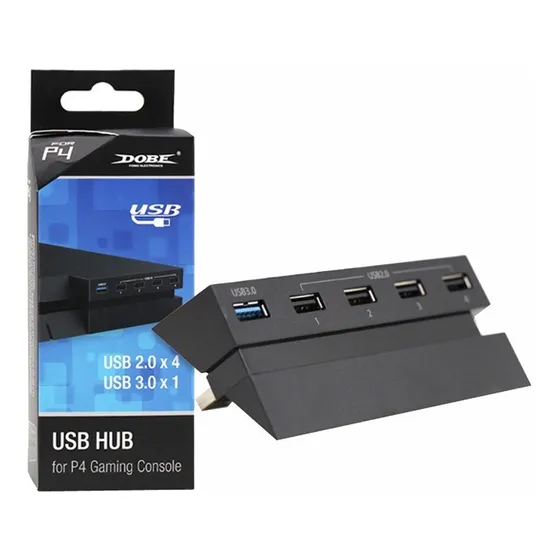 No Brasil Hub Usb Para Ps4 Fat Playstation 4 Adaptador