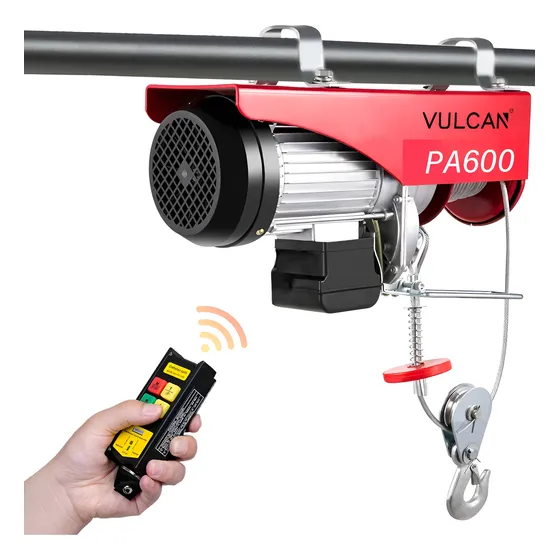 600kg Polipasto Eléctrico De Carga De Mando Inalámbrico 110v
