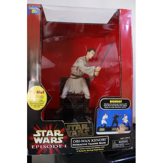 Figura Star Wars Interactivo Episodio I Obi-wan Kenobi  39cm