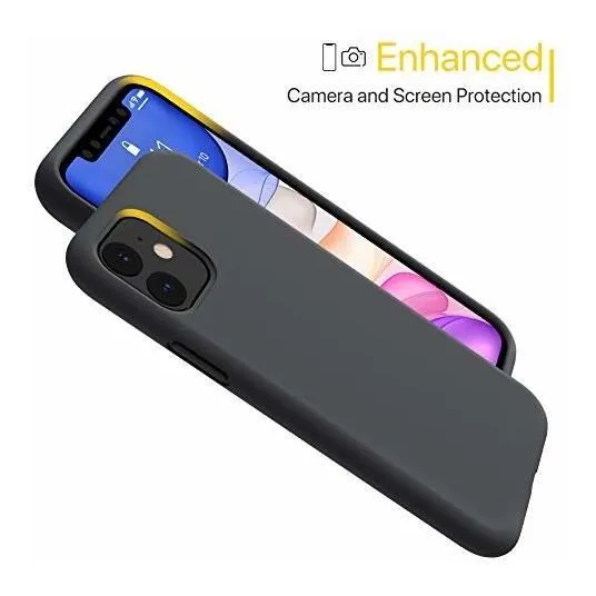 Estuche Silicona Liquida Para iPhone Goma Gel Proteccion 4q