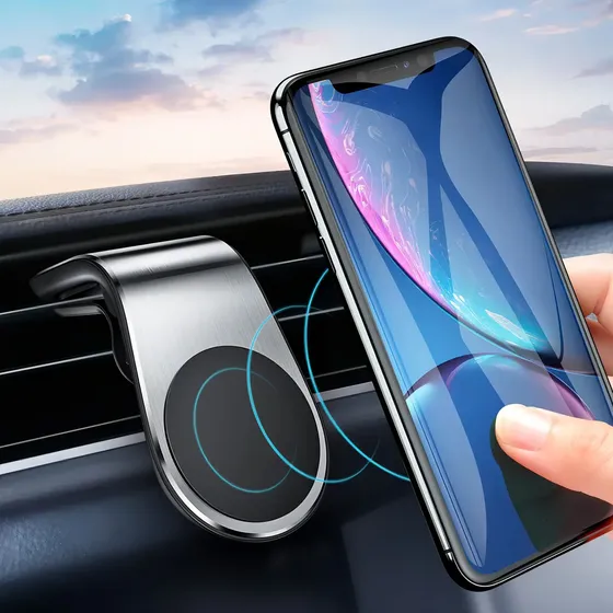 Suporte Celular 360 Automotivo Magnetico Ima Veicular Carro Painel Saida Ar Ultra Forte Neodimio Anti Queda Universal Todos Modelos Samsung Motorola Xiaomi iPhone Rotacao Seguranca Acessorio GPS Movel