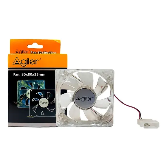 Fan Cooler Extractor Ventilador 80x80x25mm Led Pc Bagc