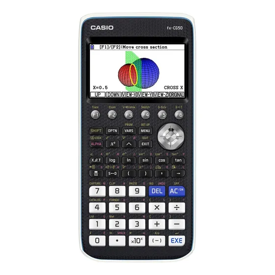 Calculadora Gráfica Casio Prizm Fx-cg50 Con Pantalla Lcd En