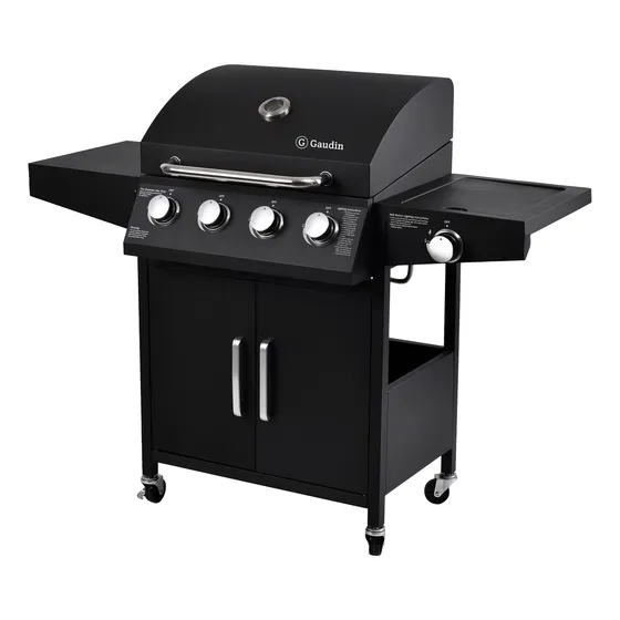 Parrilla A Gas Gaudin 4 Quemadores Excelente Calidad 