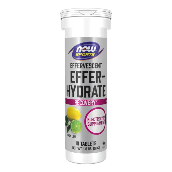 Suplemento Electrolítico Now Foods Effer-hydrate Lemon Lime