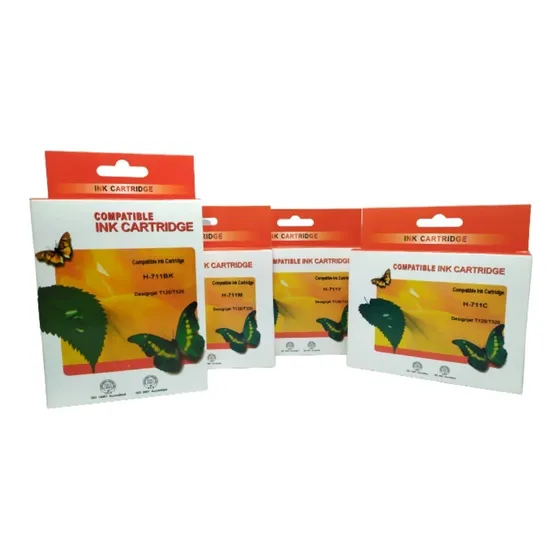 Cartucho De Tinta Hp 711 711bk 711c 711m 711y T120 T520