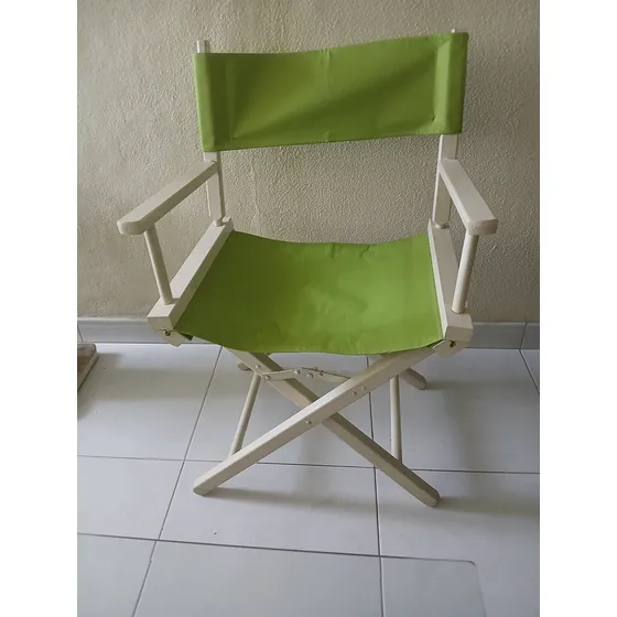 Silla De Director En Madera Plegable