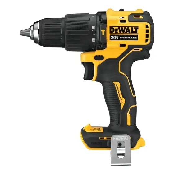 Taladro percutor atornillador inalámbrico de 25.4mm DeWalt DCD709B 20V + accesorio 220V 60