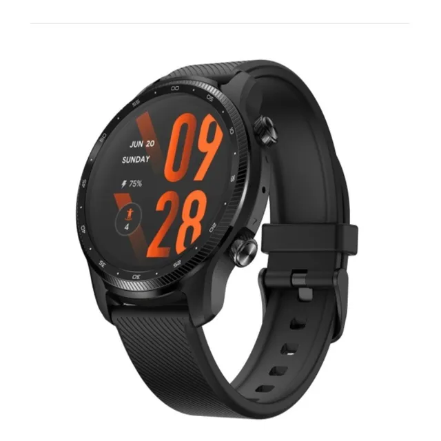 Smartwatch Mobvoi TicWatch TicWatch pro 3 ultra GPS display de 1.4" con correa de goma fluorada - color shadow black