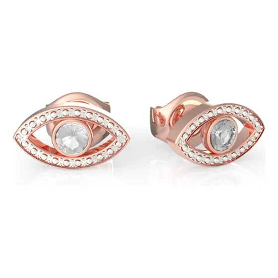 Pendientes De Aro Guess Get Lucky Ube29002 Invalesco