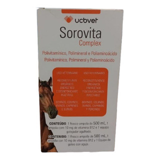 Sorovita Complex 500 Ml Com Equipo U.c.b Sorovita Complex 500 Ml Com Equipo U.c.b