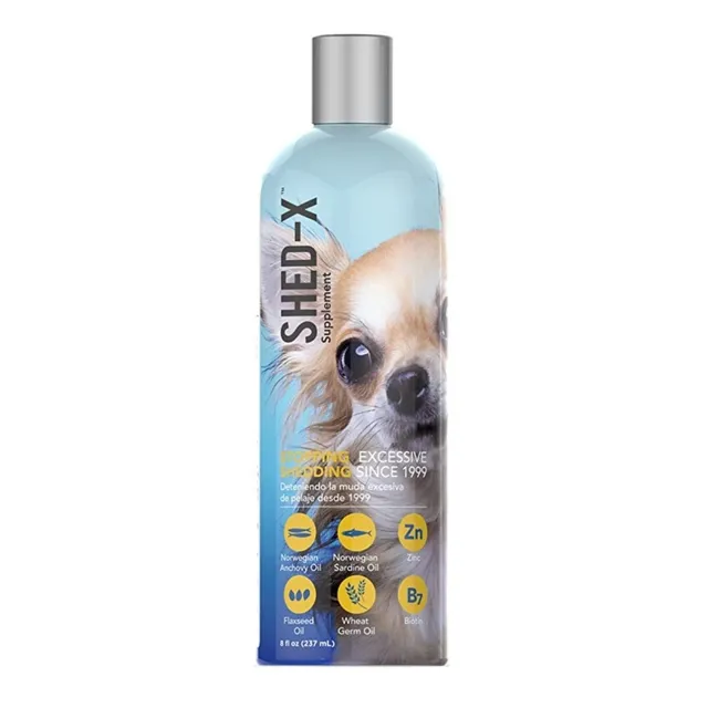 Suplemento Nutricional Shed X Caida Pelo Perros 237 Ml