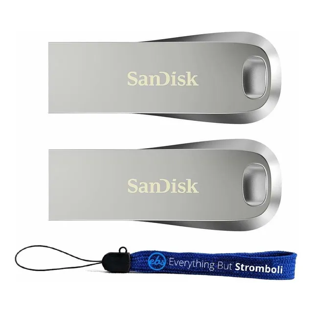 2 Pendrives Sandisk Ultra Luxe 512gb Usb 3.1 Bulk Works With