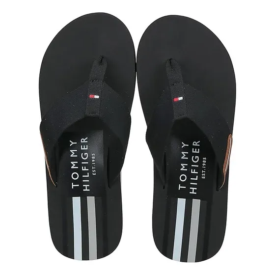 Sandalias Tommy Hilfiger 4304bds Hombre Color Negro