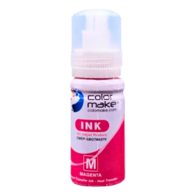 Tinta Sublimacion 70gr Color Make Ecofit Tinta Magenta