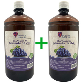 Kit Óleo Vegetal Semente De Uva 100% Puro 2 Litros Kit Óleo Vegetal Semente De Uva 100% Puro 2 Litros