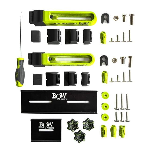 Kit De Sujeción Bow Products De Perfil Bajo Para Máquinas Cn