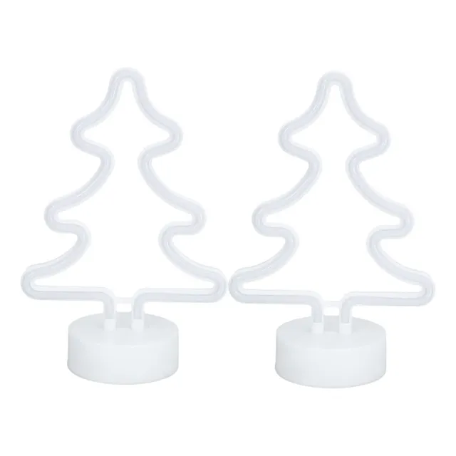 2 Luz Led Neon Para Decoracion Navidad Letra Marquesina Niño